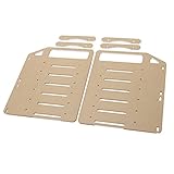 DIY 3,5 Zoll Acryl Multi-Schichten Festplatte Halterung Rack Schreibtisch Lagerung Container für HDD Mechanische Festplatte Solide State Drive - 6 B