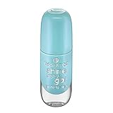 essence shine last & go! gel nail polish, Gellack, Nagellack, Nr. 35 take me to heaven, blau, gelig, glänzend, ohne Aceton, vegan, ohne Konservierungsstoffe (8ml)