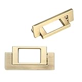 2 Stück Türgriff Zinklegierung Verdeckter Möbelgriffe Schublade SchrankKnöpfe Unsichtbarer knauf knäufe Ziehgriffe für Kleiderschrank,Schlafzimmer,Kommode Kabinett,Lochabstand 64mm (C)