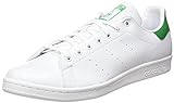 adidas Herren Stan Smith Sneaker, Cloud White/Cloud White/Green, 40 2/3 EU