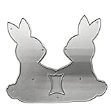 Niedliche Osterhasen-Metall-Stanzschablone, Stanzschablone, Prägeschablone, für Bastelarbeiten, Kartengestaltung, Journaling, Dek