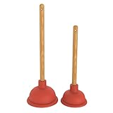 Nirox 2er Set Saugglocke - Ausgussreiniger 110 & 140 mm - Pümpel mit starker Saugleistung - Pflegeleichter Pömpel - Abflussstampfer mit kraftvollem Gummi-Kolb