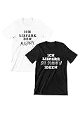 FLYERALARM - Ich liefere Alkohol & dumme Ideen Party T-Shirt - Partner Look - Funshirts s Unisex T-Shirt Weiß [Alkohol]