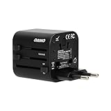 ORNO AE-13173 GOworld Reisestecker Adapter Universal in über 200 Länder weltweit, 100-240V, 8