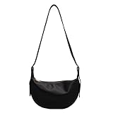 SoeHong Damen Fashion PU Leder Solid Color Schultertasche Crossbody Taschen Frauen Casual Kleine Knödel Handtaschen Geldbö