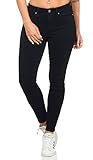 ONLY Damen Jeans Stretch-Hose ONLWauw Life Skinny 15220118 Black Denim M/30