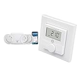 Homematic IP Smart Home Starter Set Rauchwarnmelder - Intelligenter Alarm lokal und per App & Smart Home Wandthermostat mit Luftfeuchtigkeitssensor – intelligente Heizungssteuerung per App