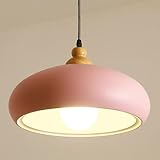 HDGNKG E27Basis Kronleuchter Moderne Pendelleuchten Aus Metall Industrielle Hängeleuchte Pendelleuchte Aus Holz Für Kücheninsel, Esszimmer, Scheune, Bar, Flur Schwarz 1er Pack