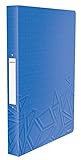 Leitz Urban Chic A4 Ringbuch, A4, 26 mm Rückenbreite, 2 D-Ring Mechanik, Blau, 42070032