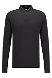 BOSS Herren Pirol Longsleeve-Poloshirt aus Interlock-Baumw