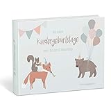 Mintkind® „Alle meine Kindergeburtstage“ Erinnerungsalbum vom 1. bis zum 12. Geburtstag – Fotoalbum zum Selbstgestalten | Erinnerungsbuch zum Ausfüllen für Mädchen und Jung