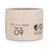 ZENZ | Haarwachs | PURE No. 09 | 60 ml | Sanft Zur Kopfhaut & Leicht Auszuwaschen | Parfümfreies & Allergikerfreundliches | Mattes Stylingwachs Für Alle Haartyp