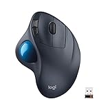 Logitech M570 RF Wireless Laser Schwarz Maus - Mäuse (Laser, RF Wireless, Schwarz)