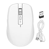 Ergonomische Kabellose Maus, Gaming-Maus RGB-Beleuchtung Dual Mode Switching 2,4 G Tragbare Mobile Optische Office-Maus, für Win, für OS X, für Android, für IOS-Systeme Desktop- und Laptop-Comp