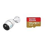 Reolink Go 3G/4G LTE Überwachungskamera Aussen, Kabellose 1080p IP Kamera mit Wiederaufladbarem Akku & SanDisk Extreme microSDXC UHS-I Speicherkarte 128 GB + Adapter & Rescue Pro Delux