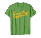 Green Bay Wisconsin Baseball Sport Script Trikot Bundesstaatsflagge T-S