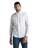 G-STAR RAW Herren Navy Seal Slim Shirt, Weiß (White 4481-110), L