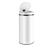 Deuba Sensor Abfalleimer 30L Automatischer Mülleimer LED Anzeige Müllbehälter berührungslos Bewegungssensor w