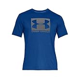 Under Armour UA BOXED SPORTSTYLE, atmungsaktives Sportshirt, schnelltrocknendes Funktionsshirt mit loser Passform Herren, Blau (Royal / Graphite) , M