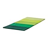 2 X IKEA PLUFSIG Spielmatte Gymnastikmatte, faltbar, grün 185 x 87