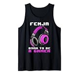 Fenja - Born To Be A Gamer - Personalisiert Tank Top