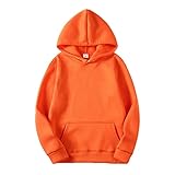 XWLY Sweatshirt Herren Herbst Winter Plus Samtverdickung Warm Einfarbig Herren Pullover Urban Lose Mit Tasche Männer Hoodie Täglich Unisex Casual All-Match Herren Jack