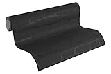 A.S. Création Vliestapete Best of Wood`n Stone 2nd Edition Tapete in Stein Optik fotorealistische Steintapete Naturstein 10,05 m x 0,53 m schwarz Made in Germany 139511 1395-11