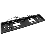 Dpatleten 16Led Europa Nummernschild Rahmen Auto Rückfahrkamera wasserdichte Nachtsicht Rückfahrkamera Led Licht Parksystem Schw