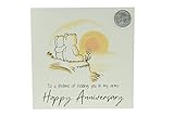 Gc-annisunset02 Geburtstagskarte zum 2. Hochzeitstag mit Bärenmotiv aus M