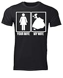 Your Wife My Wife Frogs T-Shirt Gr. M, Schw