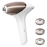 Philips Lumea IPL-Haarentfernung 9000 Series BRI955 - Lichtbasierte, kabellose Haarentfernung für langanhaltend glatte Haut - inkl. 3 Aufsätze für Körper, Gesicht,