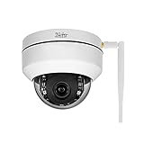 PTZ WiFi IP Kamera 5MP HD Dome Überwachungskameras 4X optische Zoom,Smart 265 Home Security Kamera für drinnen und draußen, IP66 wasserdicht eingebauter SD