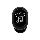 Marryself Bluetooth Kopfhörer In Ear Kabellos Bluetooth 5.0 Kopfhörer Kabellose Kopfhörer, Wireless Earbuds,Single Ear 5.0 Mini In-Ear True Stereo Sound (Schwarz)