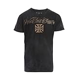 West Coast Choppers Eagle Crest T-Shirt Dunkelblau XXL