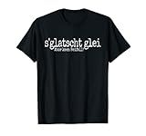 Sachsen Sprüche 'Es klatscht glei' Sächsisch Ossi T-Shirt T-S