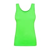 Assoluta Damen Tank Top, Größe L, neon grü