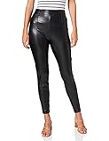 Only Damen ONLJESSIE FAUX LEATHER LEGGING OTW NOOS Leggings, Black, S