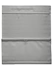 GARDINIA 32743 EASYFIX Raffrollo magnetisch inklusive Klettband, Raffgardine, Blickdicht, Alle Montage-Teile inklusive, Grau, 70 x 140 cm (BxH)
