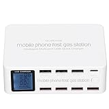 Hozee 100W 8 Ports USB-Ladestation, 100W Smart Multi-Ladestation Breite Kompatibilität für -Telefone für -Telefone(#1)