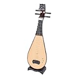 Ruilogod Klassisches 4 Strings Kunststoff chinesische Laute Pipa Spielzeug Musik