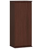 ADGO CLP Vitrine, Hängeschrank 40x99x30cm, Wohnzimmerschrank, Schrank mit Regalen, Wandschrank, Hängeschrank, Hängepostenschrank, Schrankpfosten, Vitrinenschrank, Hängevitrine (W40, Wenge)