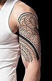 Tribal Tattoo Männer Tattoo Oberarm Tattoo Aufkleber Maori Tattoo AL031