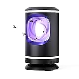 ZORNIK Insektenvernichter, 360 ° Strahlungsfreier Elektrische Moskito Killer, mit UV Elektronischen Mückenvernichter und Fliegenvernichter, Verwendet in Schlafzimmer, Küche, Büro, Zuhause (Schwarz)