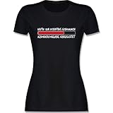 Sprüche Statement mit Spruch - Kritik zur Kenntnis genommen - L - Schwarz - Tshirt Damen Mama Spruch - L191 - Tailliertes Tshirt für Damen und Frauen T-S