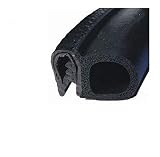 EUTRAS Dichtungsprofil KSD2053 Türgummi Kofferraumdichtung – Klemmbereich 2,0 – 3,5 mm - schwarz - 5