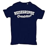 Männer T-Shirt Reisegruppe Ostdeutschland Kniet nieder Ihr Bauern der Osten ist zu Gast (mit Rücksnedruck) Größe S - 5XL