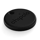 Chipolo ONE (2020) - Lautester Wasserresistentes Bluetooth Schlüsselfinder (Schwarz)