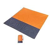 2M * 2.1 Wasserdichte Picknickmatte, Feuchtigkeitsdichte Und Schmutzige Matte Für Gras Im Freien, Campingplatz Im Freien, Wasserdichte Taschenstrand, Tragbare Picknickmatte, Sandgeschützte Leichte M