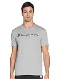 Champion Herren Legacy Classic Logo T-Shirt, Helles Heather Grey, M