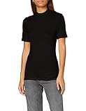 PIECES Damen Pcbirdie T-hals Noos Bc T Shirt, Schwarz, M EU